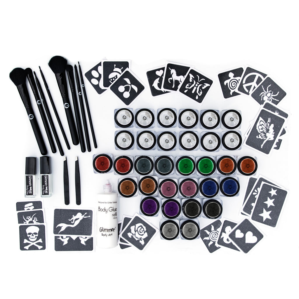 Glitter Tattoo Kits - Glimmer Body Art