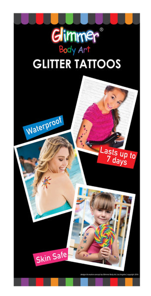 Glitter Tattoo Signage Banner