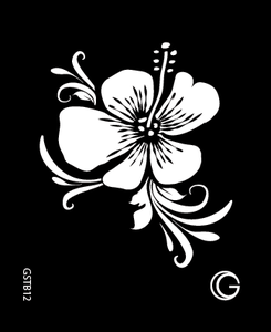 Hibiscus HD Stencil
