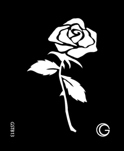 Rose HD Stencil