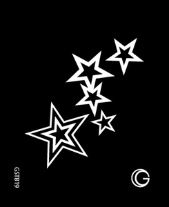Stars HD Stencil