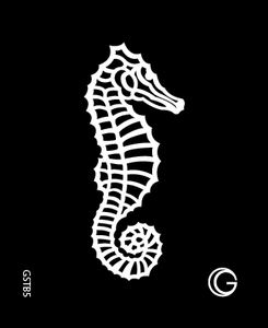 Seahorse HD Stencil