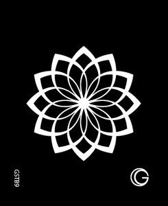 Geo Flower HD Stencil