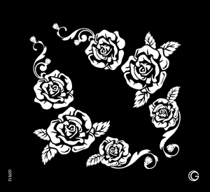 Rose Bouquet HD Stencil
