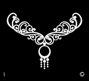 Charm Necklace HD Stencil