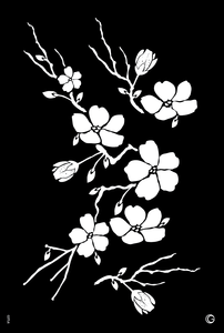 Cherry Blossom HD Stencil