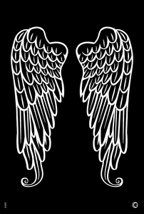 Angel Wings HD Stencil