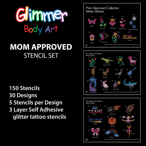 MOM APPROVED Stencil Set