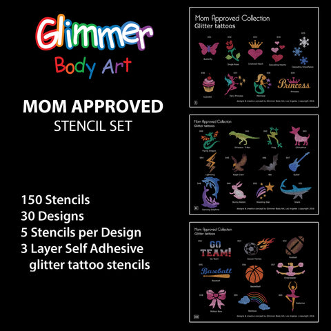 MOM APPROVED Stencil Set